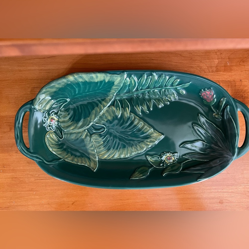 Green Opal House Ceramic Tray.
